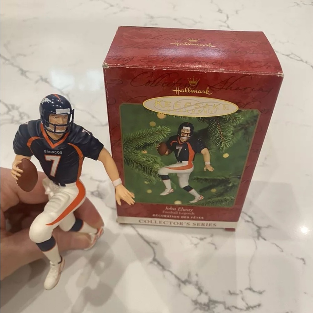 John Elway Denver Broncos Hallmark Ornament